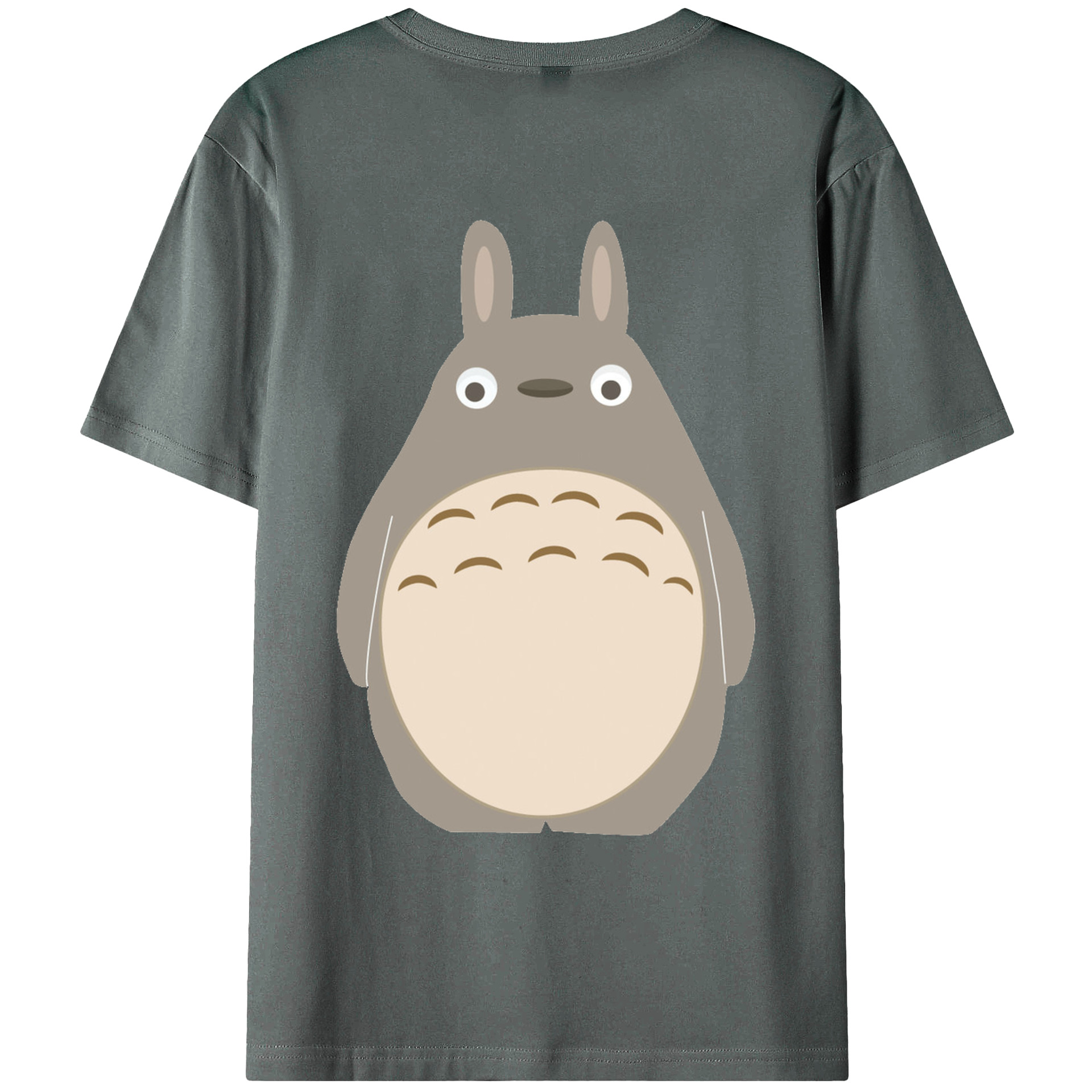 （画像用） となりのトトロ 草壁メイ 草壁サツキ My Neighbor Totoro Satsuki Kusakabe Mei Kusakabe 綿100％ メンズ半袖Tシャツ（バックプリント） 通気性